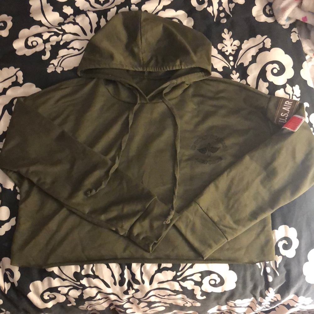 U.S. Air Force cropped hoodie